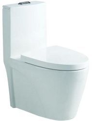 Унитаз моноблок SantiLine SL-5012 с сиденьем Микролифт