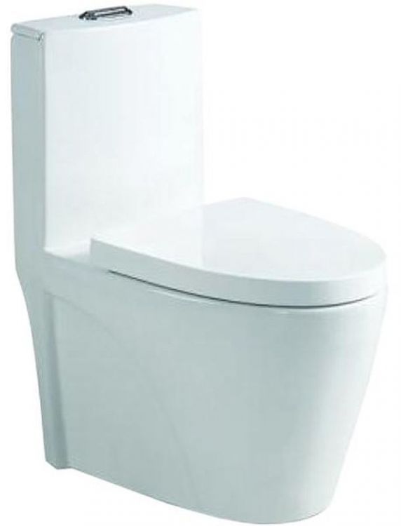 Унитаз моноблок SantiLine SL-5012 с сиденьем Микролифт