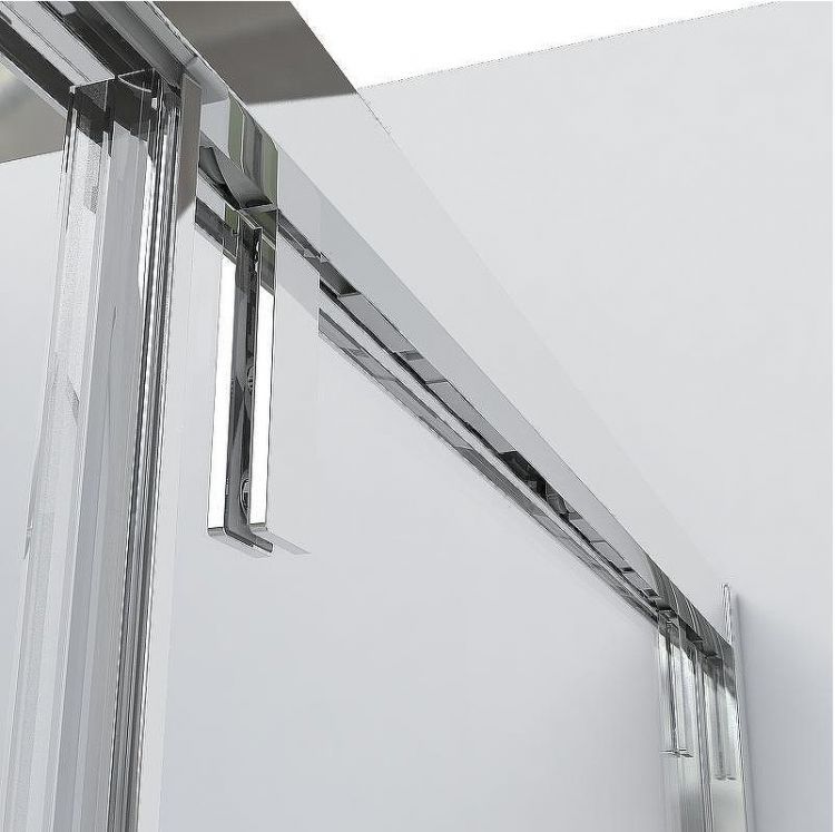 Душевая дверь Vincea Lugano 130 VDS-1L130CLGM-1 профиль Вороненая сталь стекло прозрачное