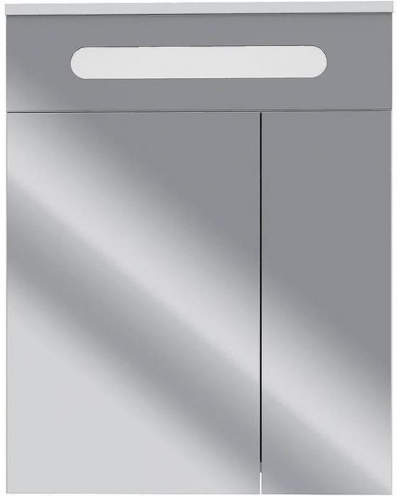 Зеркальный шкаф DIWO Коломна 60 KOL.Z.60/P/W с подсветкой Белый