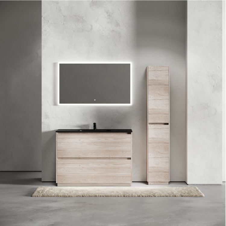 Тумба напольная под раковину SANCOS Libra Floor, дуб галифакс натуральный 1190х450х840 мм, LB120F-1EG