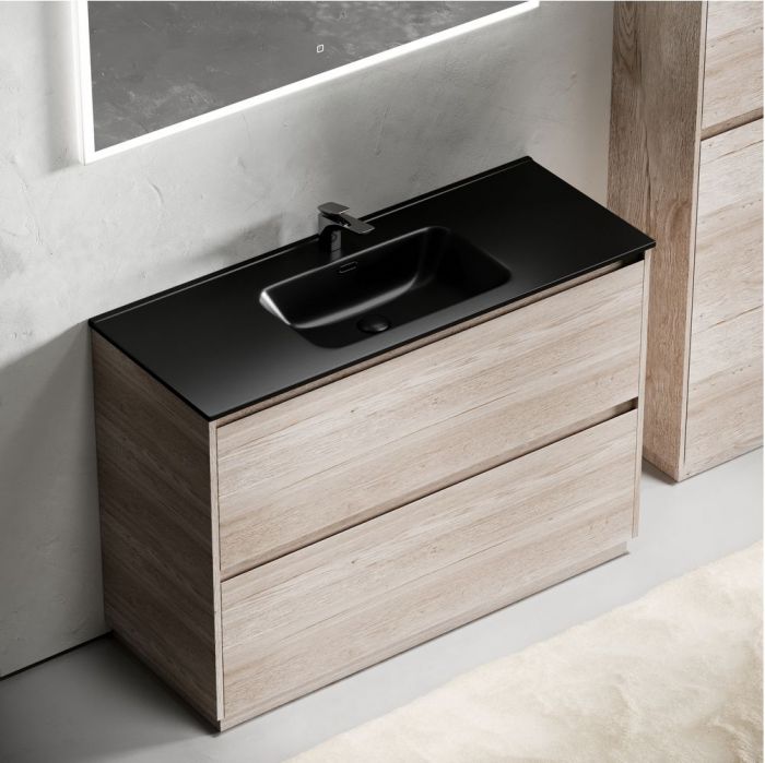 Тумба напольная под раковину SANCOS Libra Floor, дуб галифакс натуральный 1190х450х840 мм, LB120F-1EG