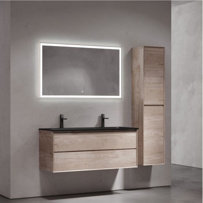 Тумба подвесная SANCOS под раковину Marmi 2.0, дуб галифакс натуральный 1195х445х520, MR2.0120EG