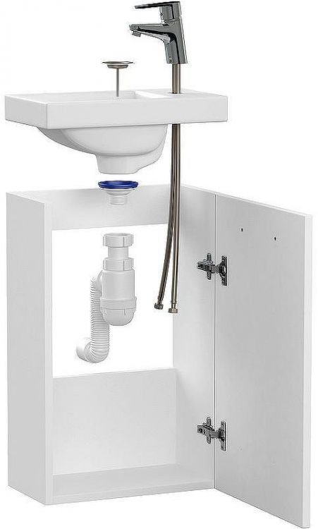 Тумба с раковиной Cersanit Lara 40 64228 подвесная Белая