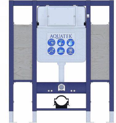 Инсталляция Aquatek INS-0000015 для унитаза без клавиши смыва