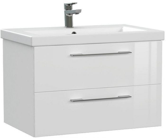 Тумба под раковину Cersanit Lara 70 64135 подвесная Белая