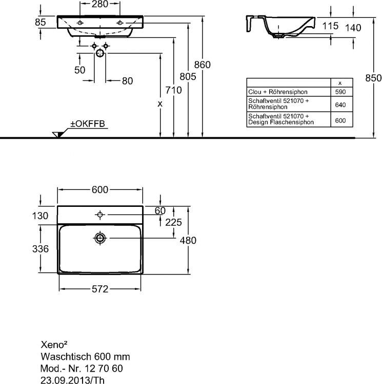 Раковина Keramag Xeno?, 127060000