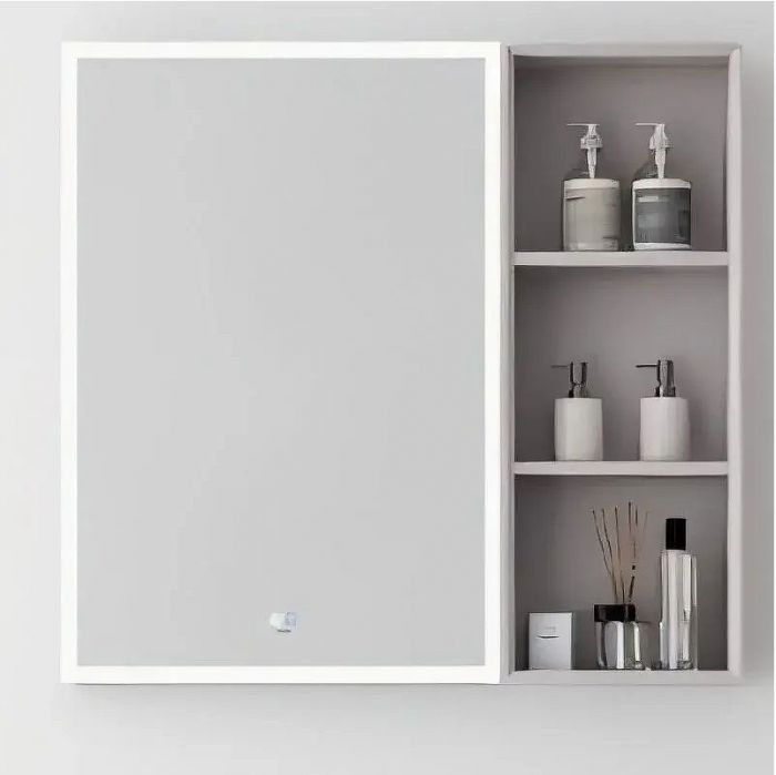 Зеркальный шкаф Arrow 100 28101101000698/3 (AUDD10G4008-C) с подсветкой цвет Тауп