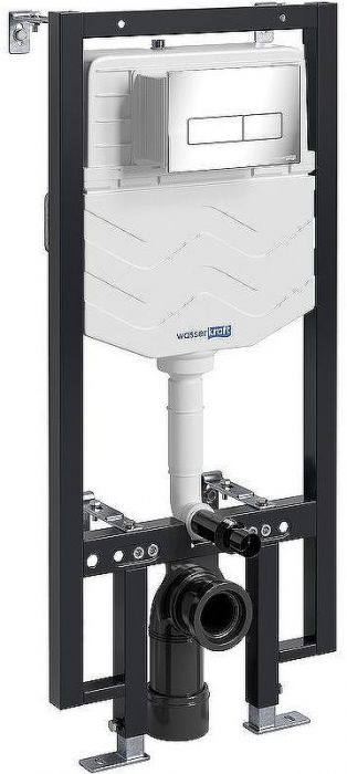 Инсталляция WasserKRAFT Vils 56TLT.010.ME.CH03 для унитаза с клавишей смыва Хром
