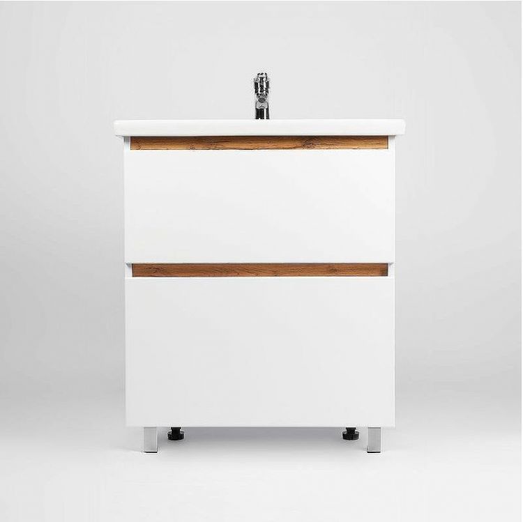 Тумба под раковину VIANT Мальта 60 VMAL60CO-T2Y Белая Дуб Вотан Тумба под раковину VIANT Мальта 60 VMAL60CO-T2Y Белая Дуб Вотан