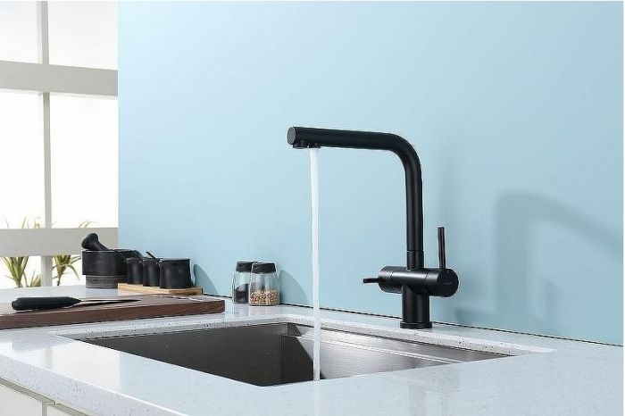 Смеситель для кухни Splenka S70.61.06 Черный матовый