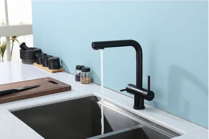 Смеситель для кухни Splenka S70.61.06 Черный матовый