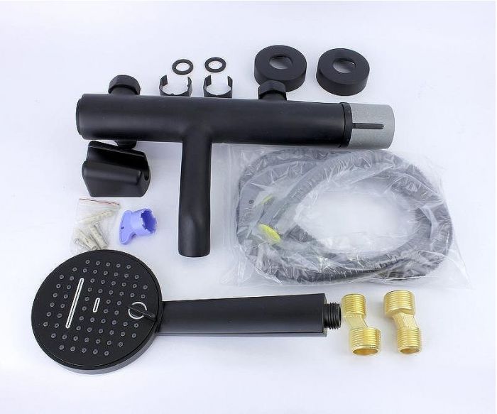 Смеситель для ванны Bronze de Luxe Focus 24603BG Черный матовый