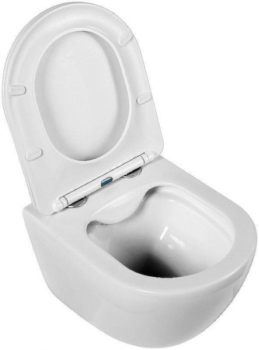 Комплект унитаза с инсталляцией BelBagno Amanda BB051CHR/BB051SC/BB002-80/BB005-PR-CHROME с сиденьем Микролифт и клавишей смыва Хром глянцевый