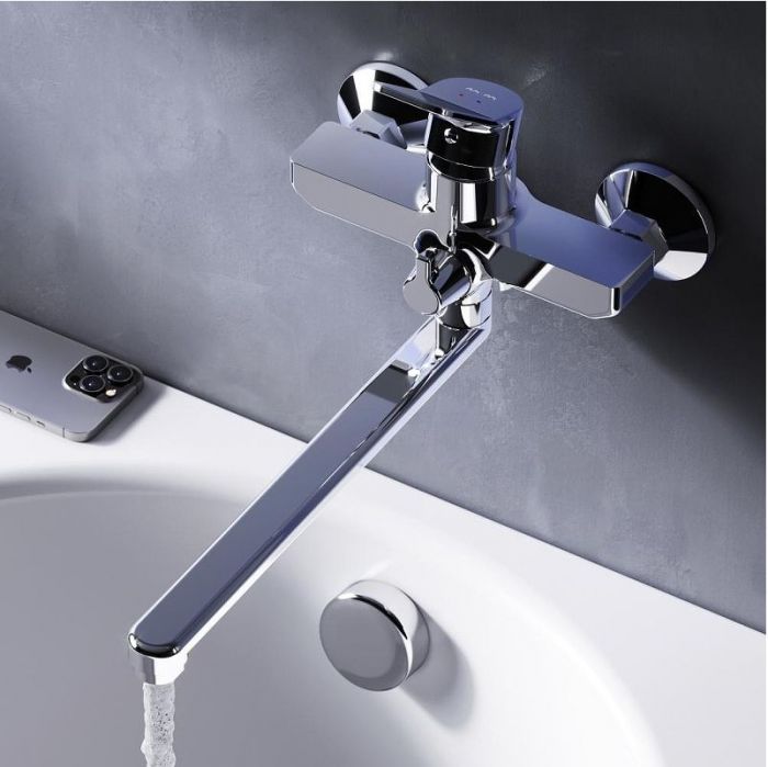 Смеситель для ванны AM.PM X-Joy F85A90000 универсальный Хром