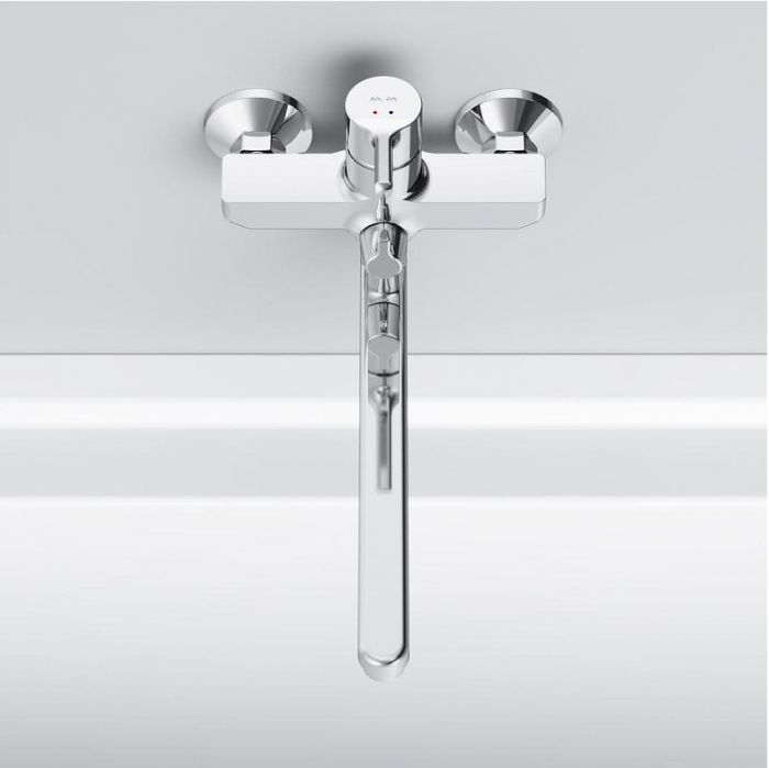 Смеситель для ванны AM.PM X-Joy F85A90000 универсальный Хром