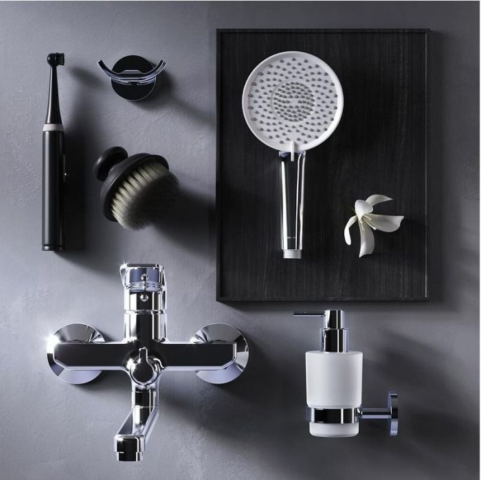 Смеситель для ванны AM.PM X-Joy F85A90000 универсальный Хром