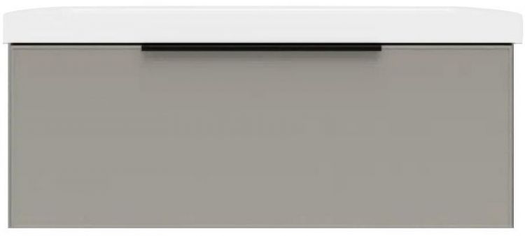 Тумба под раковину La Fenice Simpla 100 FNC-01-SIM-C-100 подвесная Бежевая матовая