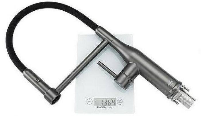 Смеситель для кухни Gappo G4398-51 Графит Черный