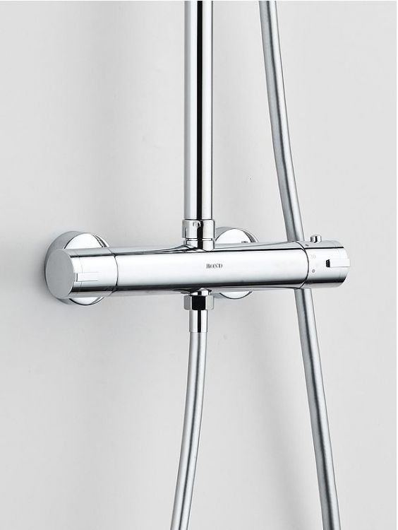 Душевая система Bond Circle B12-8200 c термостатом цвет Хром Душевая система Bond Circle B12-8200 c термостатом цвет Хром