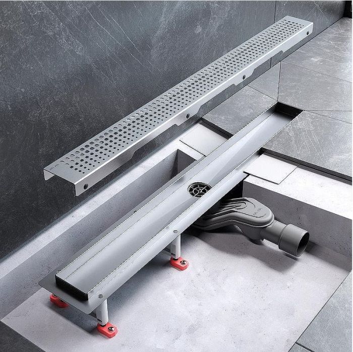 Душевой лоток AM.PM MasterFlow 70 W01SC-P11-070-01SB с решеткой Хром матовый Cut Gradient