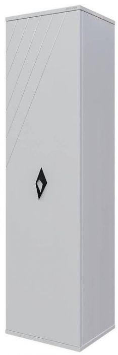 Шкаф пенал Grossman Вива 35 303511 подвесной цвет Белый глянцевый