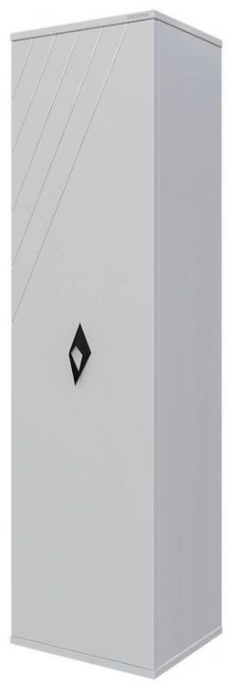 Шкаф пенал Grossman Вива 35 303511 подвесной цвет Белый глянцевый