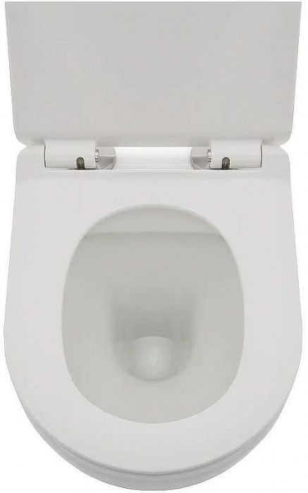 Комплект унитаза AQUAme AQM2002 с инсталляцией Grohe Rapid SL 38772001 с сиденьем Микролифт и клавишей смыва Хром