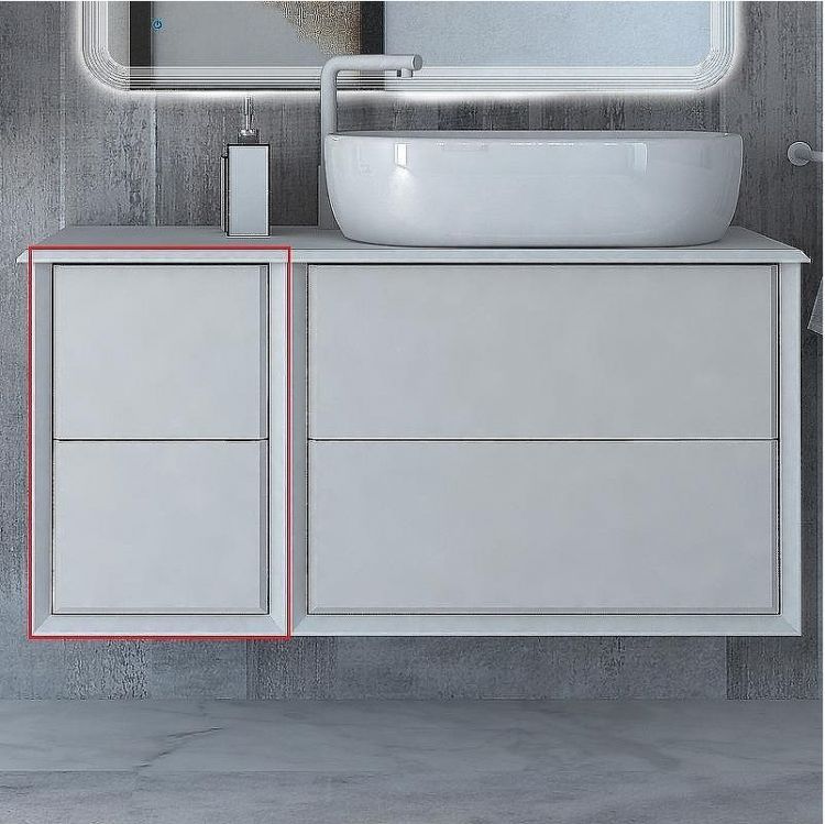 Тумба Cezares Bellagio 35 54717 подвесная Bianco Opaco