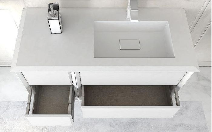 Тумба Cezares Bellagio 35 54717 подвесная Bianco Opaco