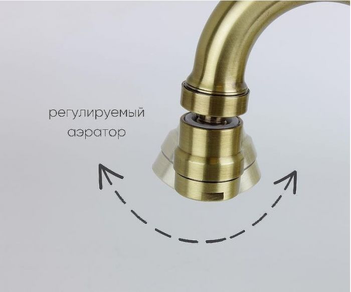 Смеситель для кухни Bronze de Luxe Royal 10105K Бронза