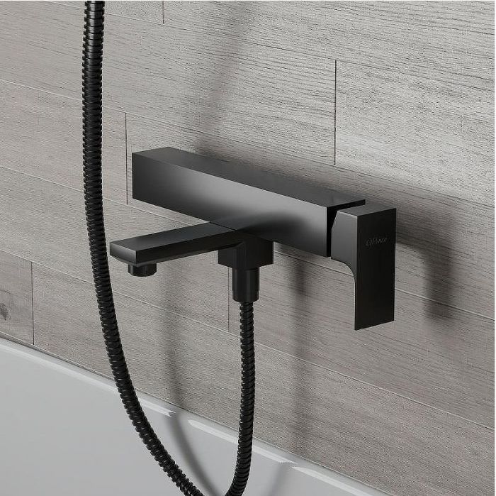 Смеситель для ванны Paini Grazia 21PZ111 Черный матовый