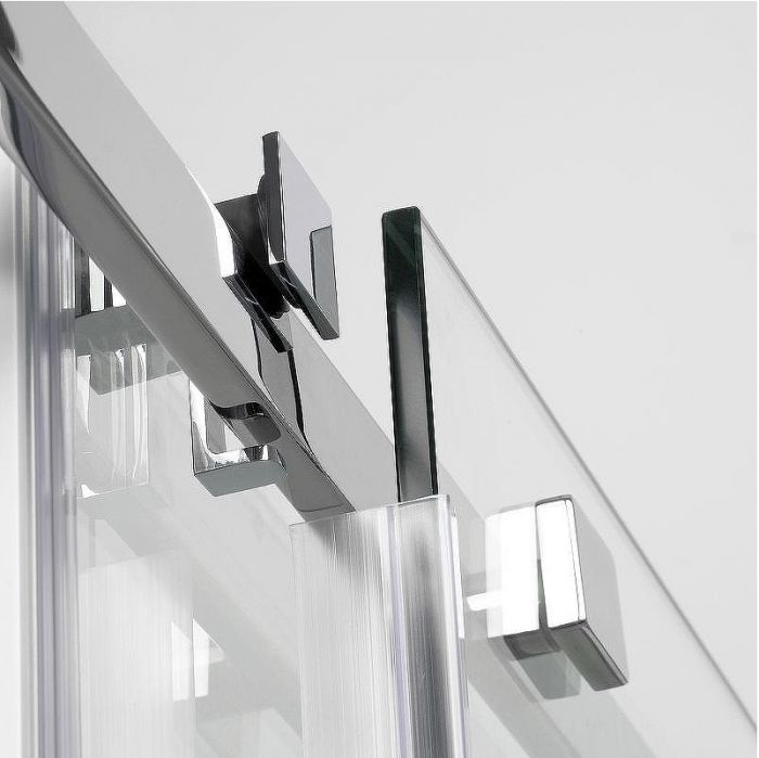 Душевой уголок WasserKRAFT Alme 140х80 15R35 профиль Хром стекло прозрачное