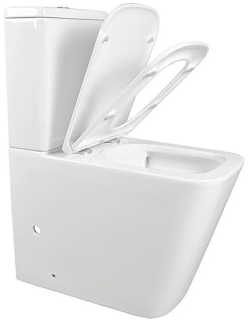 Унитаз компакт Terminus Ватикан 12F61x36W цвет Белый с бачком и сиденьем Микролифт