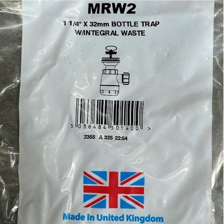 Сифон для раковины McAlpine MRW2 цвет Белый