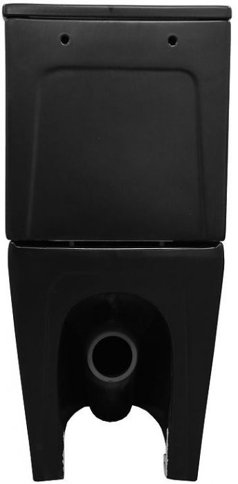 Унитаз компакт Azario Black Queen AZ-8380 цвет Белый с бачком и сиденьем Микролифт