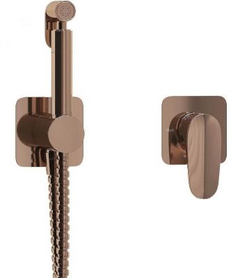 Гигиенический душ со смесителем WasserKRAFT Asphe A7751.290.292.335 Розовое золото