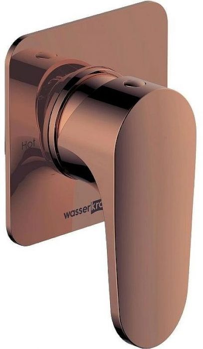 Гигиенический душ со смесителем WasserKRAFT Asphe A7751.290.292.335 Розовое золото