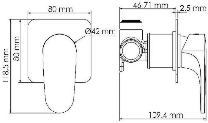 Гигиенический душ со смесителем WasserKRAFT Asphe A7751.290.292.335 Розовое золото