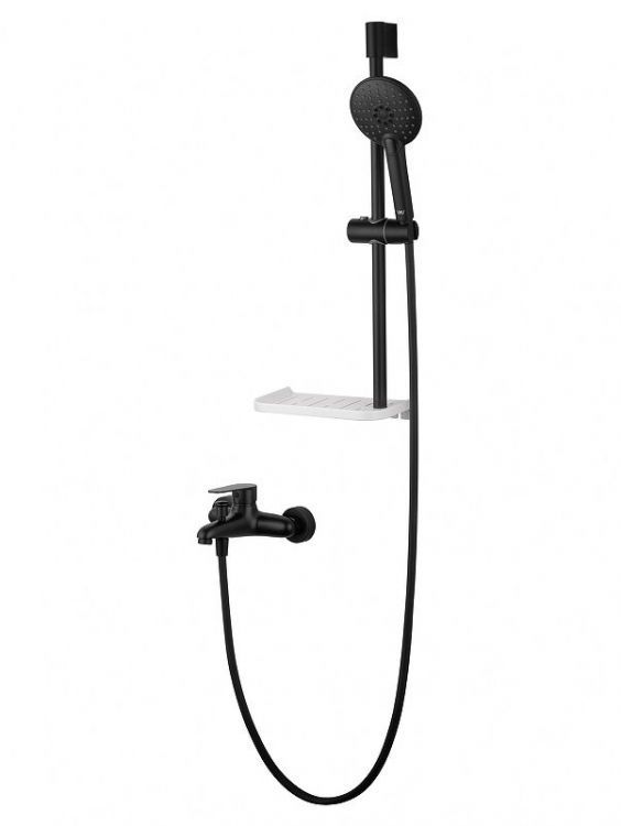 Смеситель для ванны Wonzon & Woghand Alfa WW-AE3201-MB цвет Черный матовый