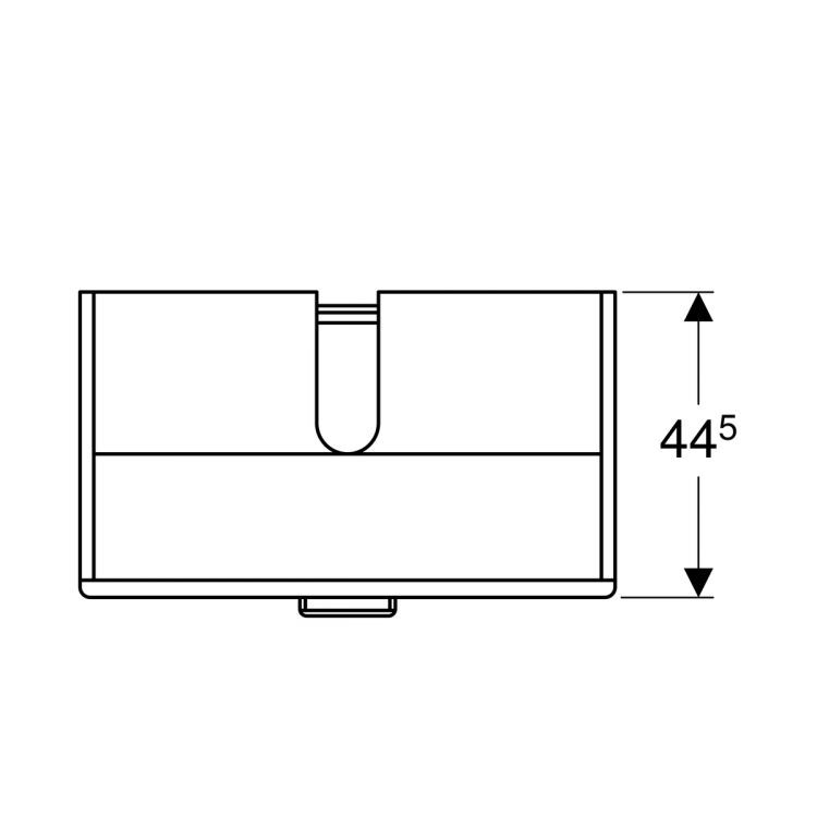 Тумба под раковину Geberit Renova Plan 780 мм, белый [879090000]