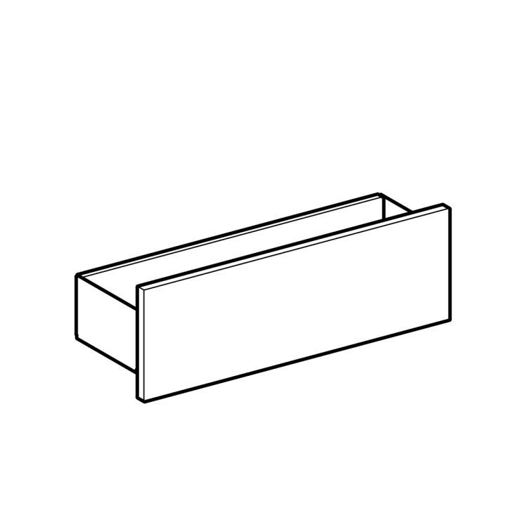 Настенная полка Geberit Smyle Square, 45х14.8 см, темно-серый / песчаный глянец [500.362.JL.1]