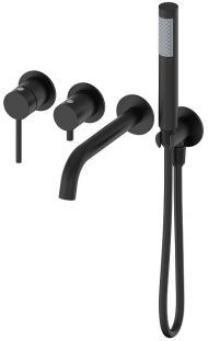 Смеситель для ванны Oliveeka Y OL-889017-MB цвет Черный матовый Смеситель для ванны Oliveeka Y OL-889017-MB цвет Черный матовый