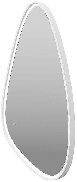 Зеркало Brevita Venus 60 VEN-Var-060-white с подсветкой Белое матовое с сенсорным выключателем
