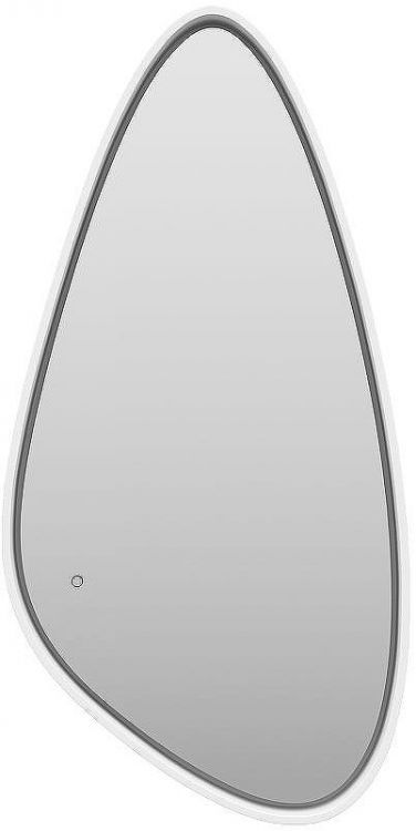 Зеркало Brevita Venus 60 VEN-Var-060-white с подсветкой Белое матовое с сенсорным выключателем