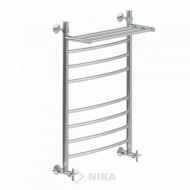 Полотенцесушитель Ника ЛД (г) ВП-80/50/56 с полочкой водяной
