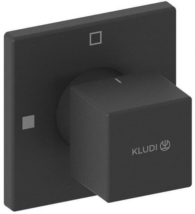 Переключатель потоков Kludi Decus 548473975 Черный матовый