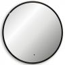Зеркало Abber Mond 77 AG6204SCB-0.77 с подсветкой Черное с бесконтактным выключателем и диммером