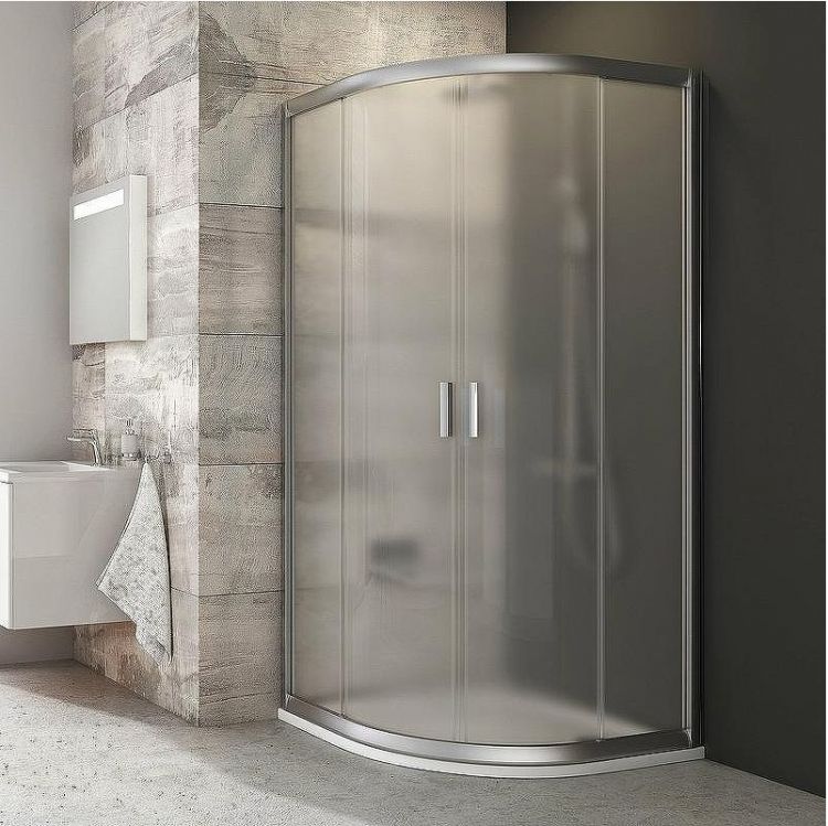 Душевой уголок Ravak Blix BLCP4-80 80x80 3B240U00ZG профиль Сатин стекло Grape