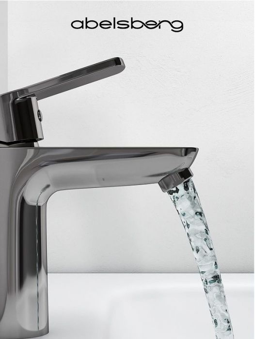 Смеситель для раковины Abelsberg Lineara UNF23508CH цвет Глянцевый хром